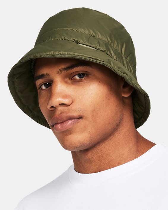 Unisex UA Insulated Adjustable Bucket Hat in Green image number 2